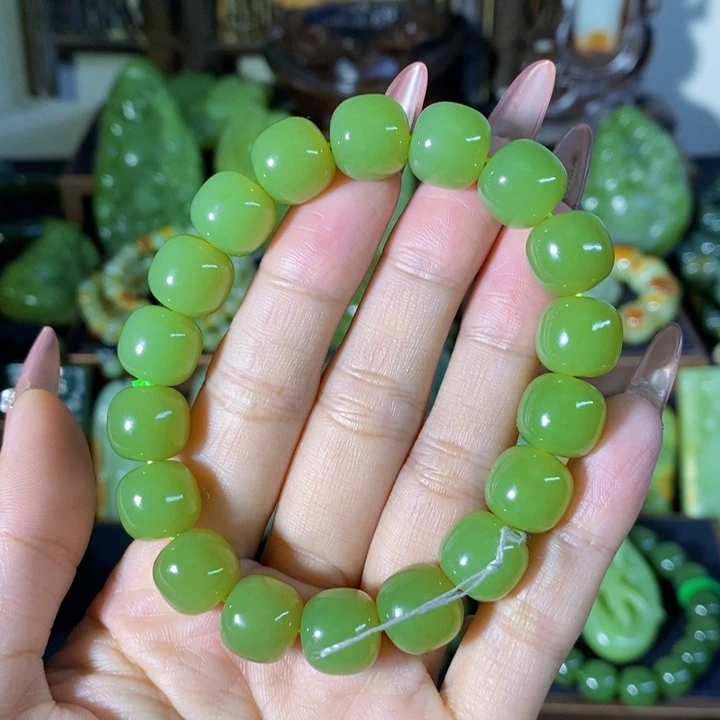 套链未镶嵌和田玉紫*