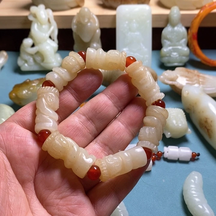 和田玉未镶嵌挂件用****6