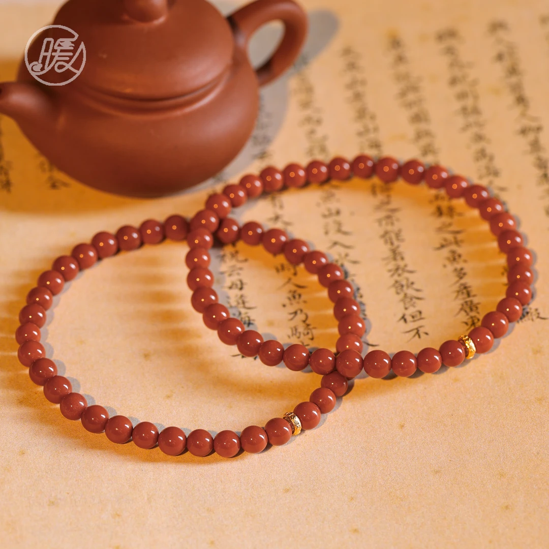 Nuanyan/暖言单圈玛瑙手串4mm搭配小环手链H2933多样性发一