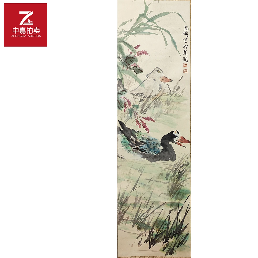 2-3-6 011wxt绘画双鹅32x114