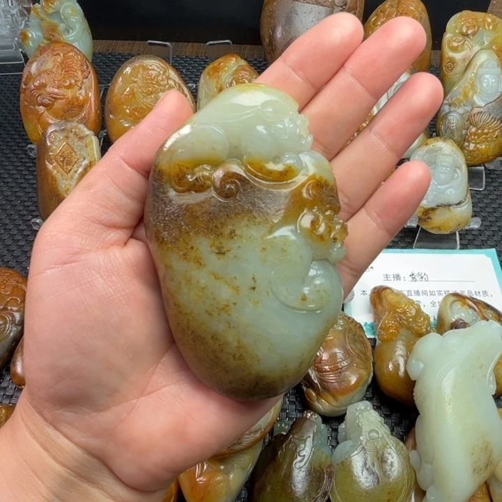 一***玉未镶嵌和田玉把件