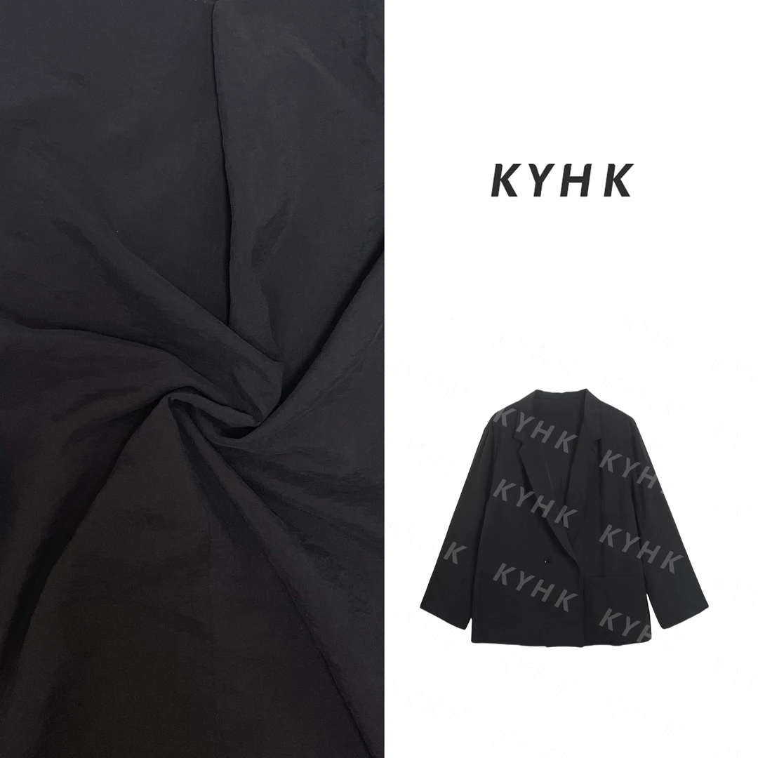 KYHK干练通勤气质黑色外套西装女250450