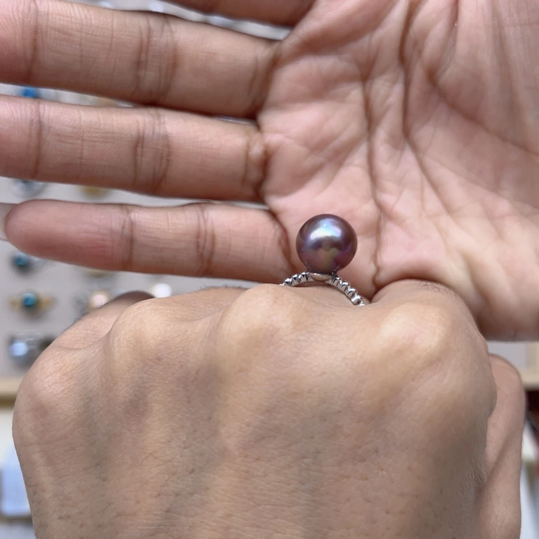 c***o戒指合金淡水珍珠