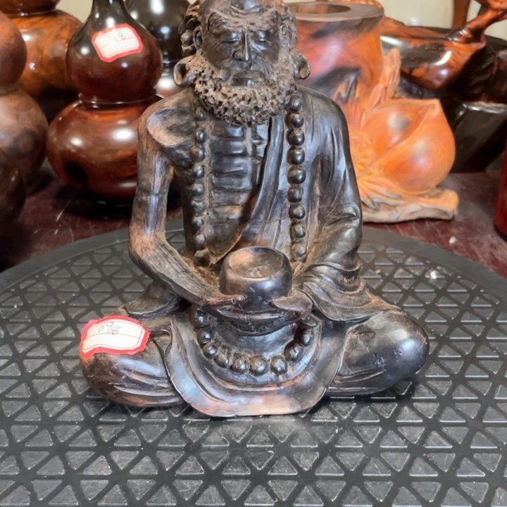 静***心木老挝大红酸枝木达摩