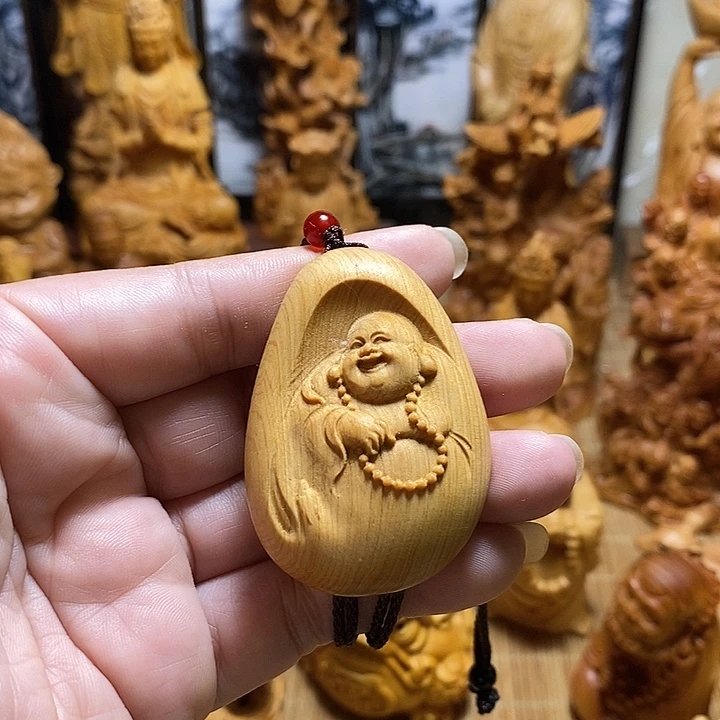 柏木（崖柏）牌子弥勒