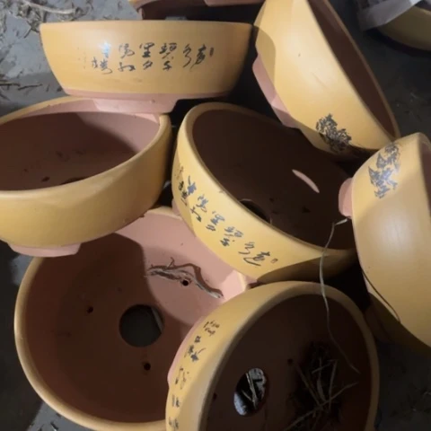 紫砂花盆100-8。100-8