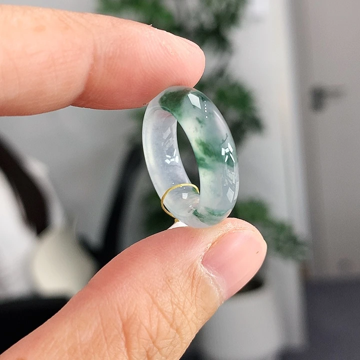 翡翠未镶嵌戒指8号