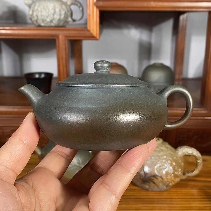 茶壶紫砂180cc明炉 底槽清