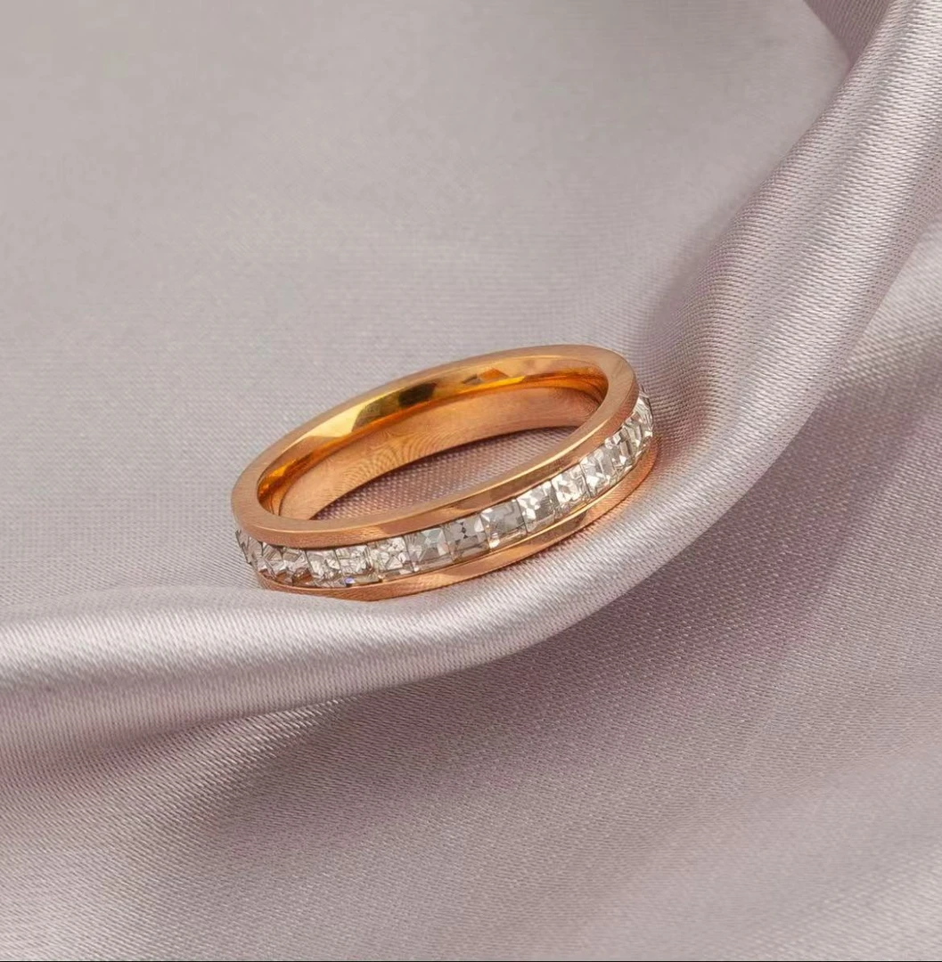 私人定制  满天星排戒指黄