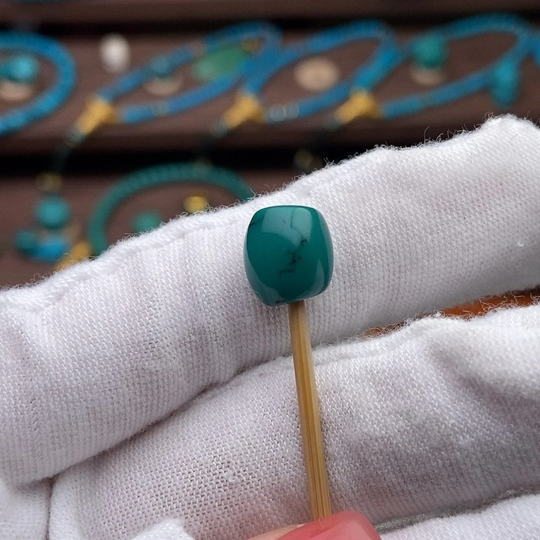 绿松石足铂镶嵌绿松石配饰