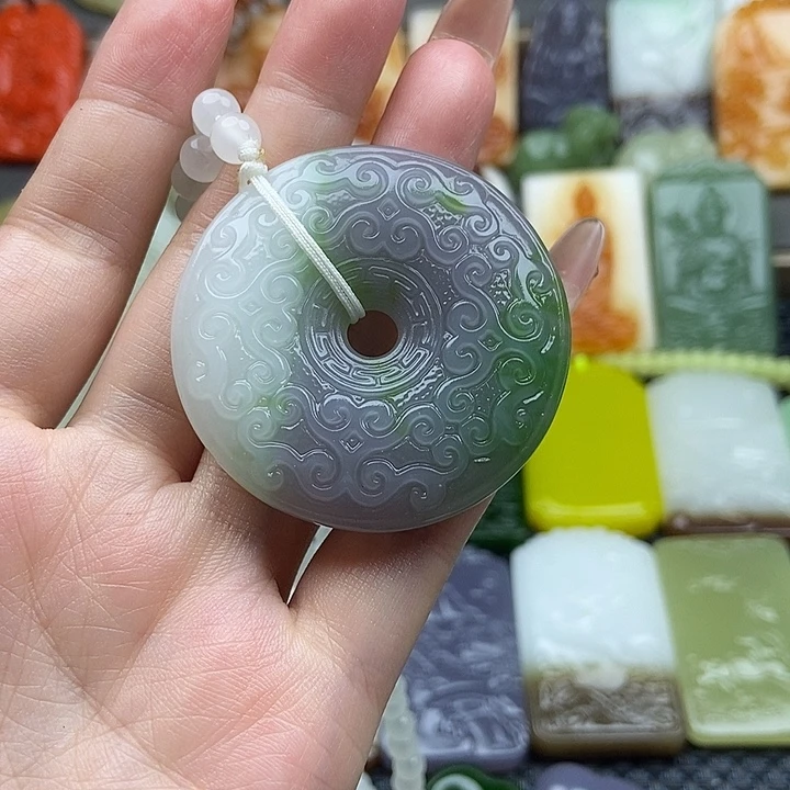 琉璃/树脂/塑料类平安扣