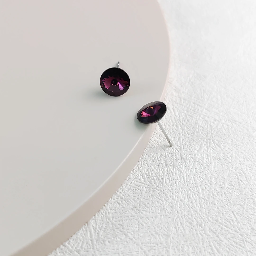 XUPING/旭平首饰 合金仿水晶耳饰 【潘生福利】耳钉GD X001077802