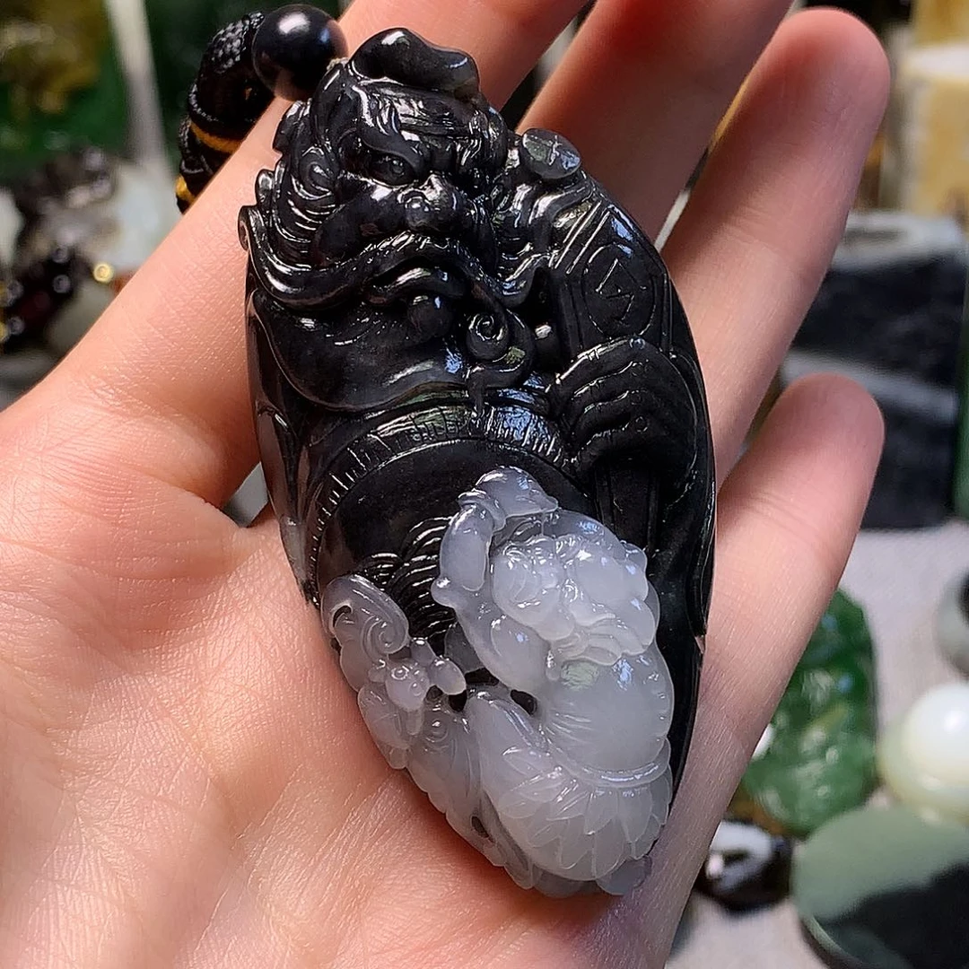 和田玉未镶嵌挂件C***s