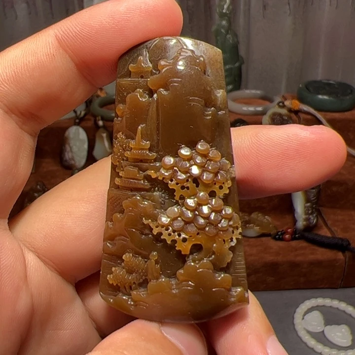 颈饰未镶嵌和田玉