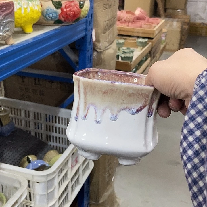 花盆单场满9.9发货11×10.5变形