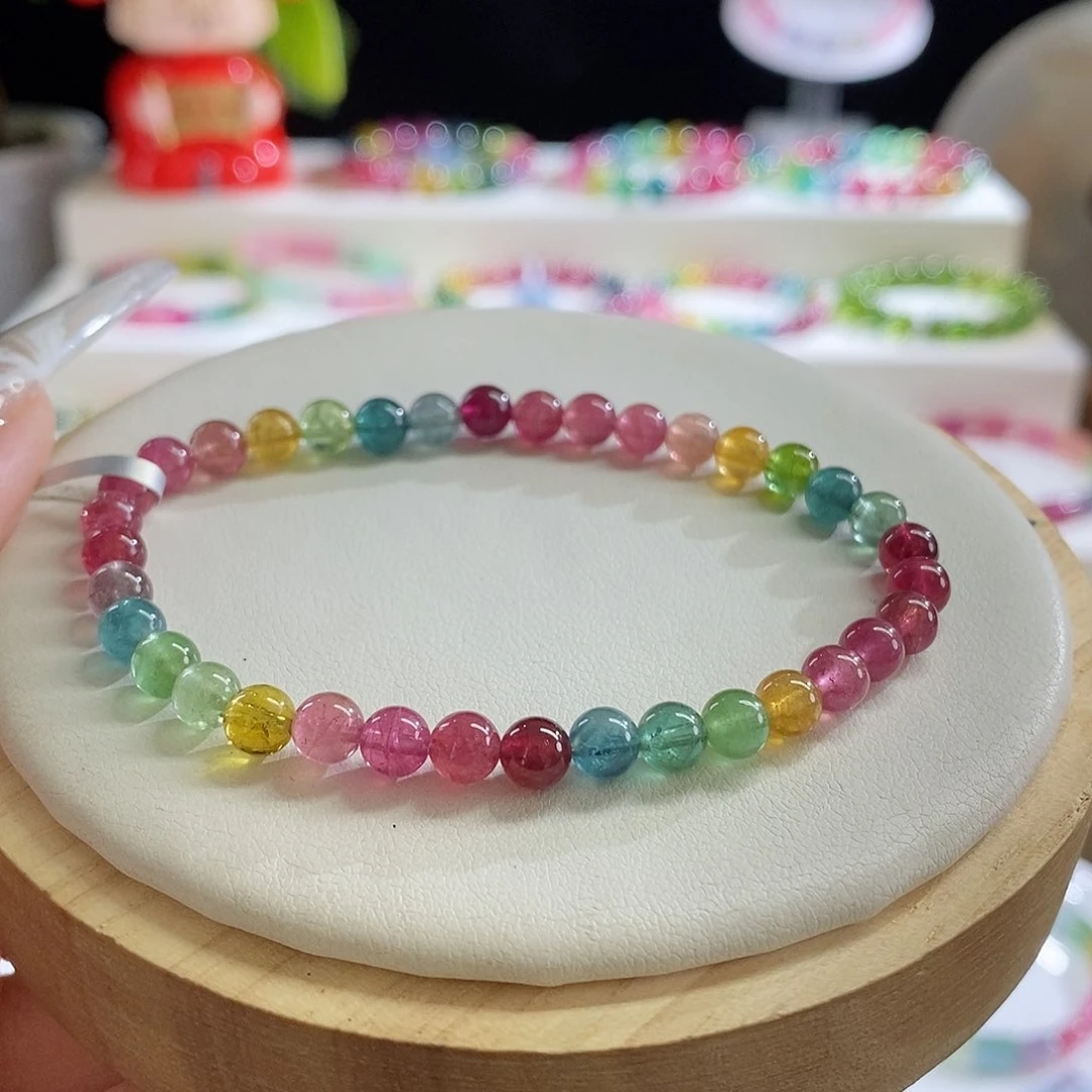 未镶嵌手链碧玺荧光