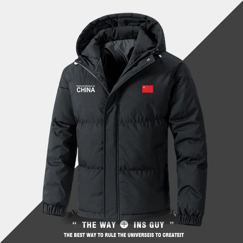 中国队China连帽夹克棉服外套男女冬季防寒加厚保暖面包服外套