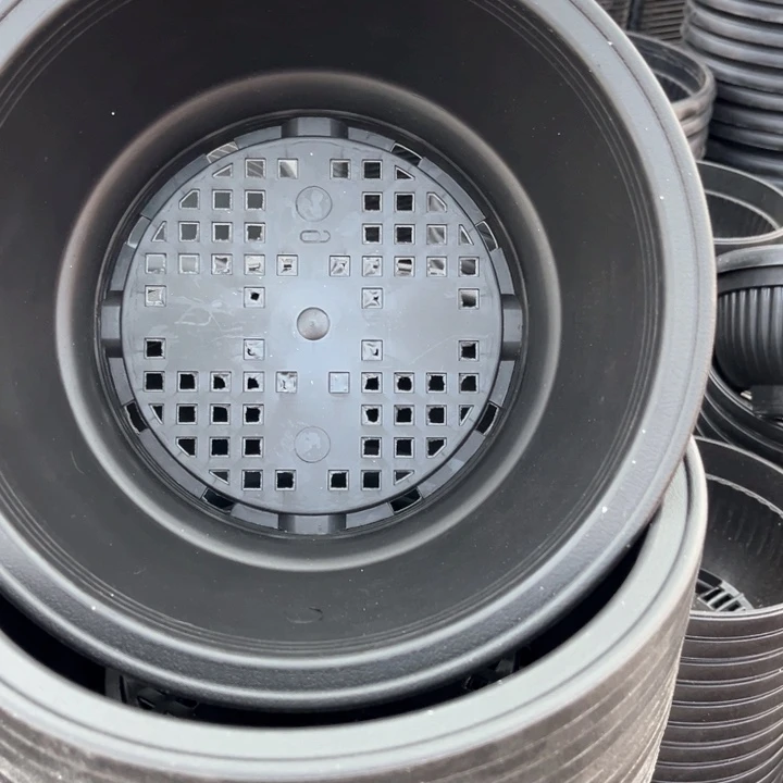 树脂黑韩盆口22高10不组12