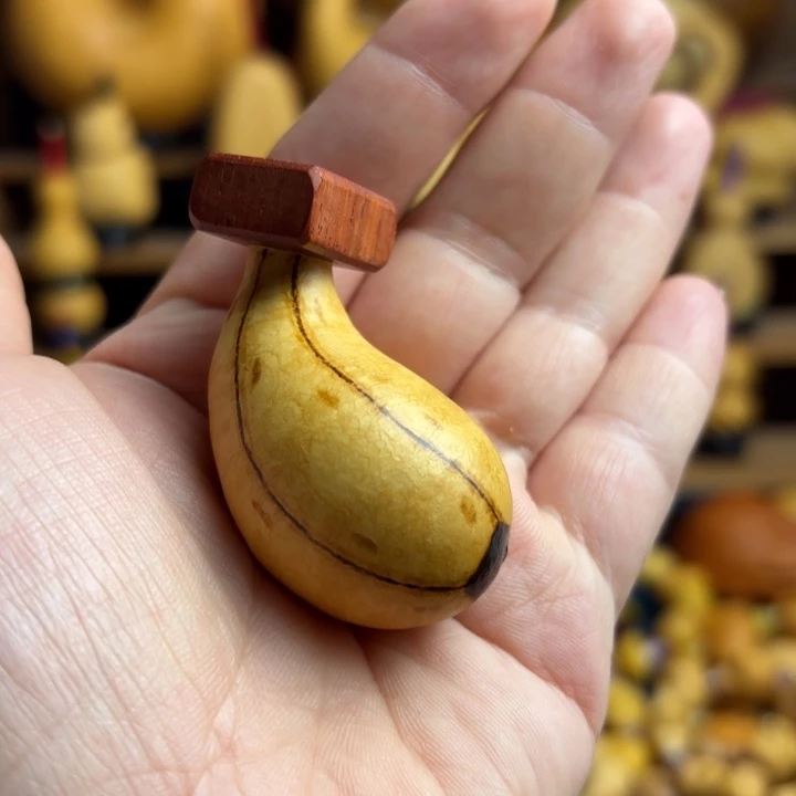 咿***哟木天然葫芦烙画香蕉