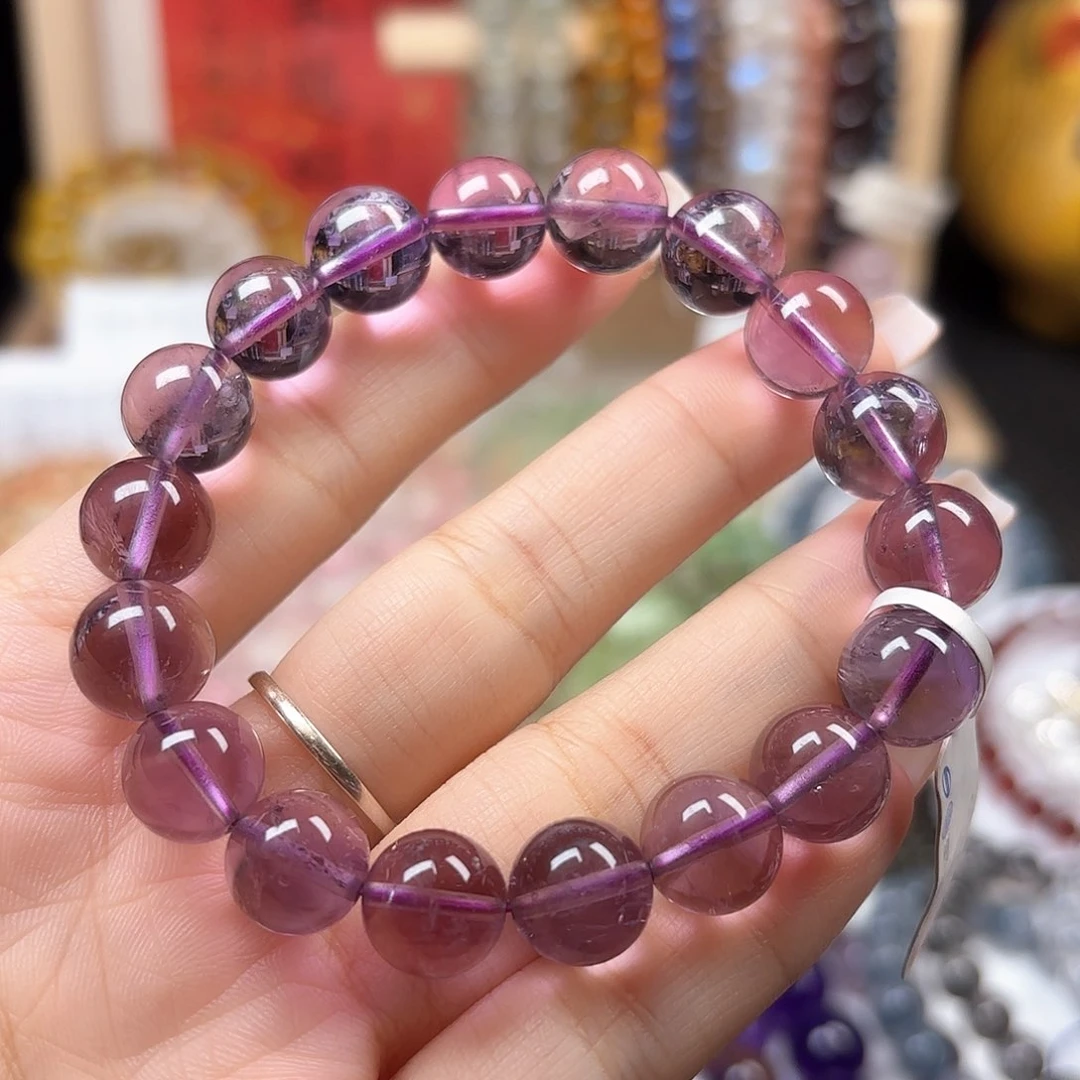 水晶手链未镶嵌巴西紫水11.2