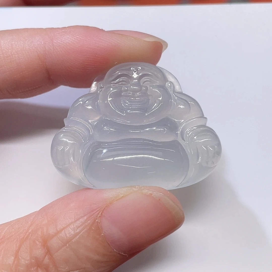 颈饰未镶嵌翡翠一刀切佛公