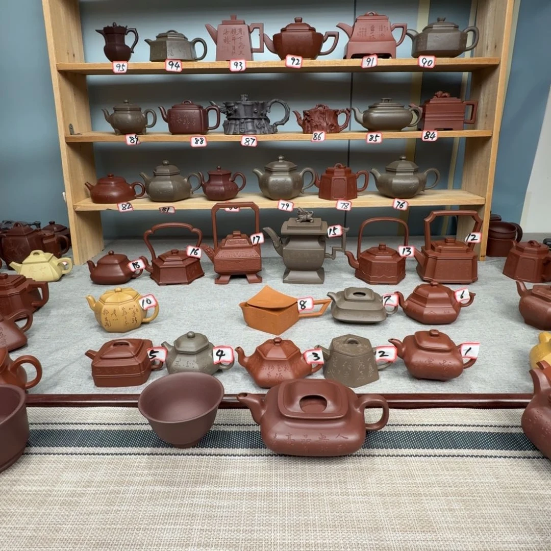 一***步茶壶紫泥全手工制作