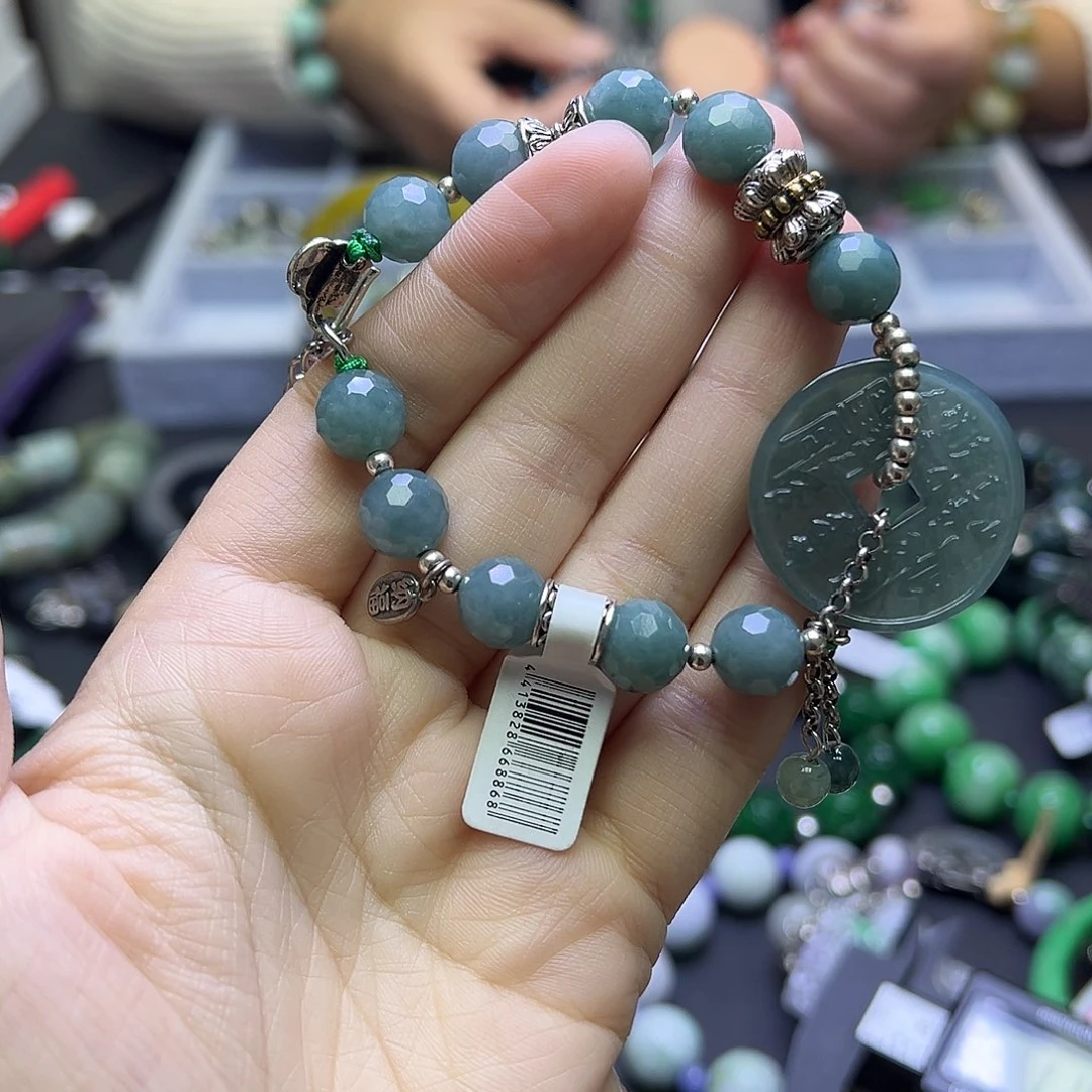 翡翠未镶嵌手链99