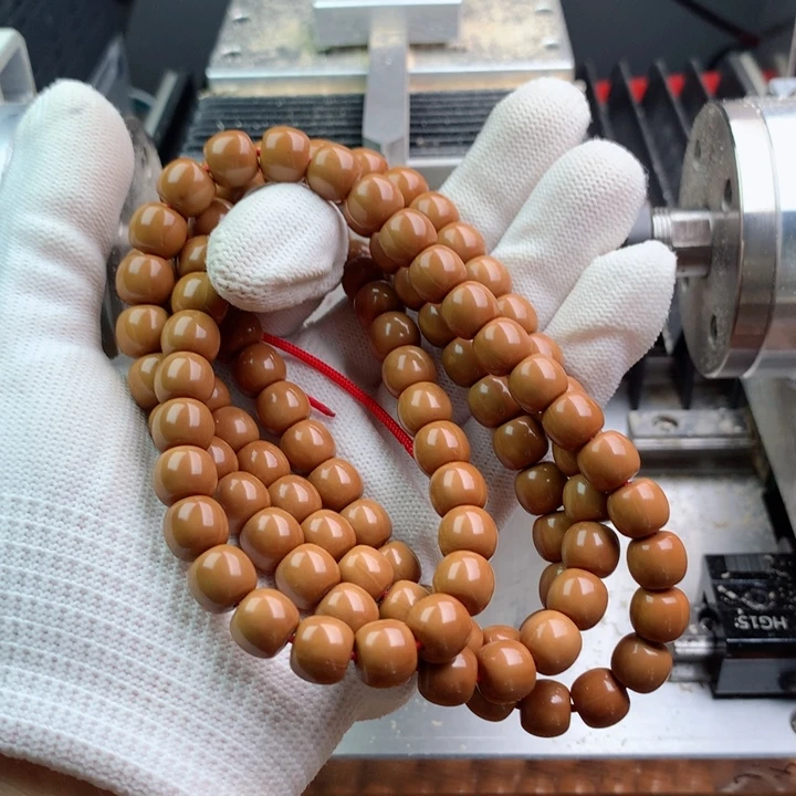 猴头核桃手串轻微油点老型脖挂9.3