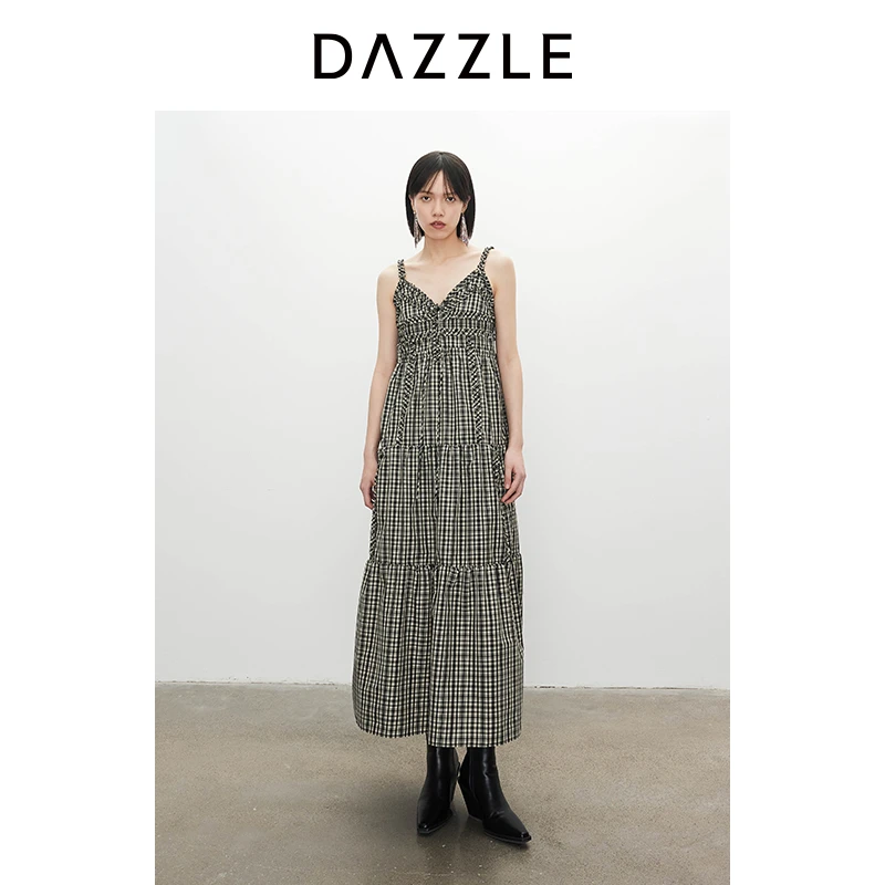 【上新】DAZZLE地素 连衣裙24夏新款女装连衣裙连衣裙2I2O267