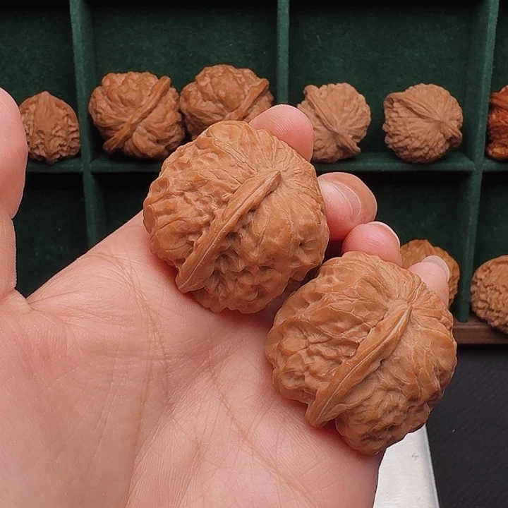 文玩核桃把件全品36尺一帆风顺