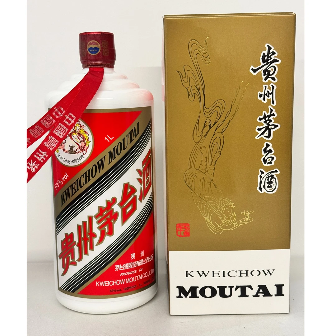 KWEICHOW MOUTAI/贵州茅台飞天公斤 53度1000ML 单瓶53度