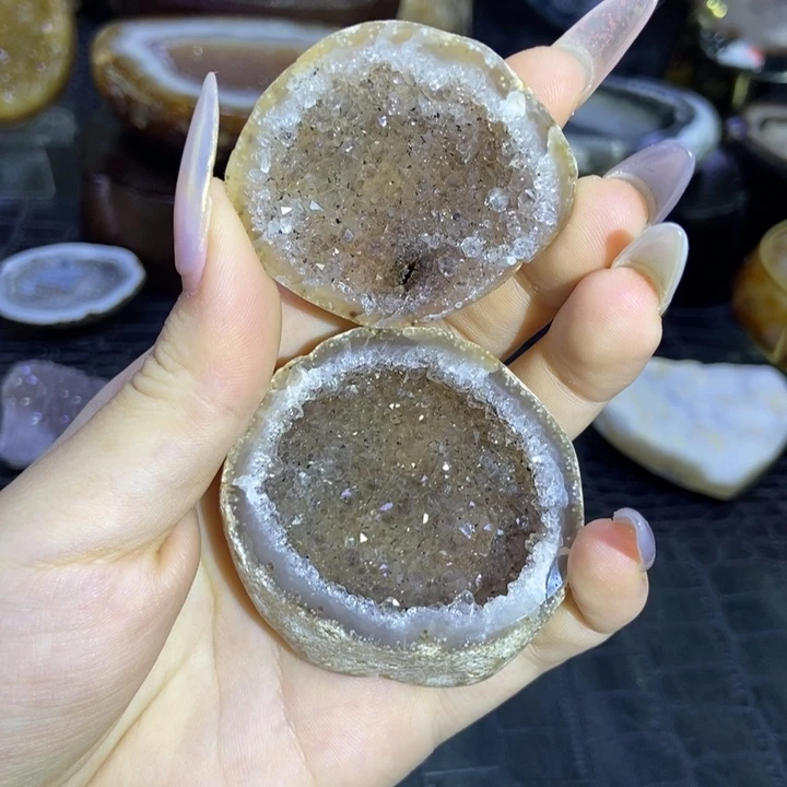珠宝半成品未镶嵌水晶蚕丝盆