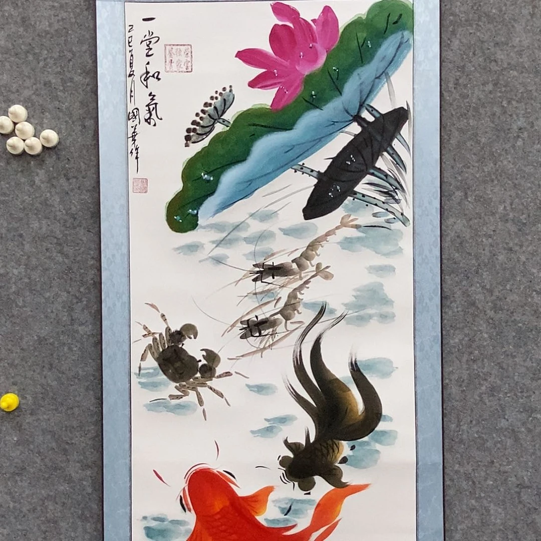 国画刘国华手绘作品1111