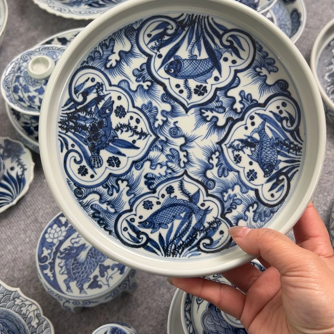 龙**木景德镇手工手绘茶具