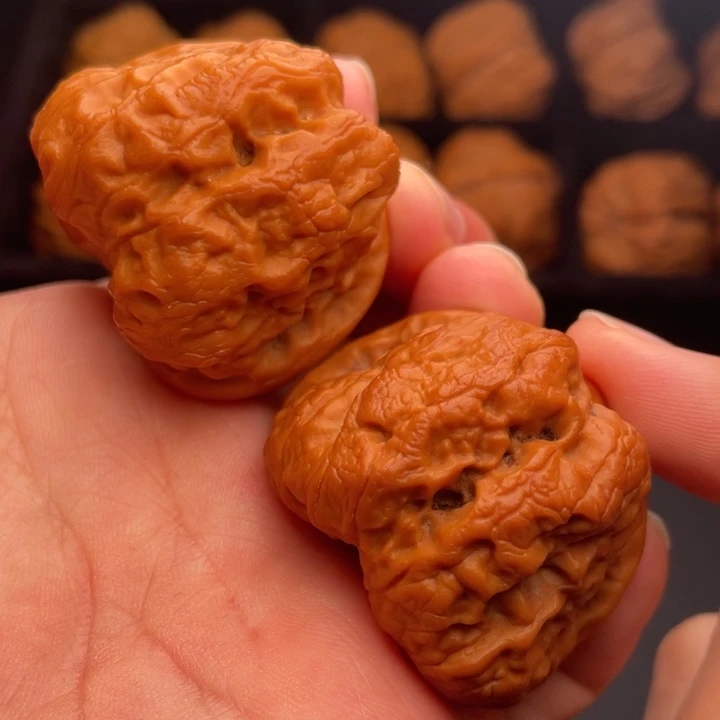 文玩核桃把件秦岭山脉