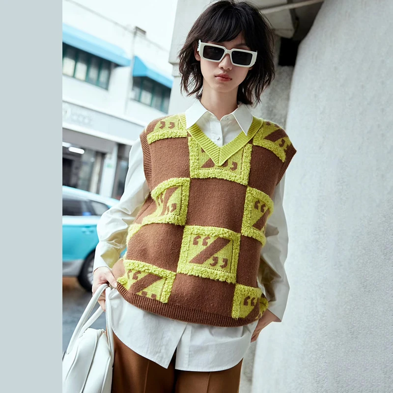 39577【依系列】马甲毛衣针织衫1I818727D