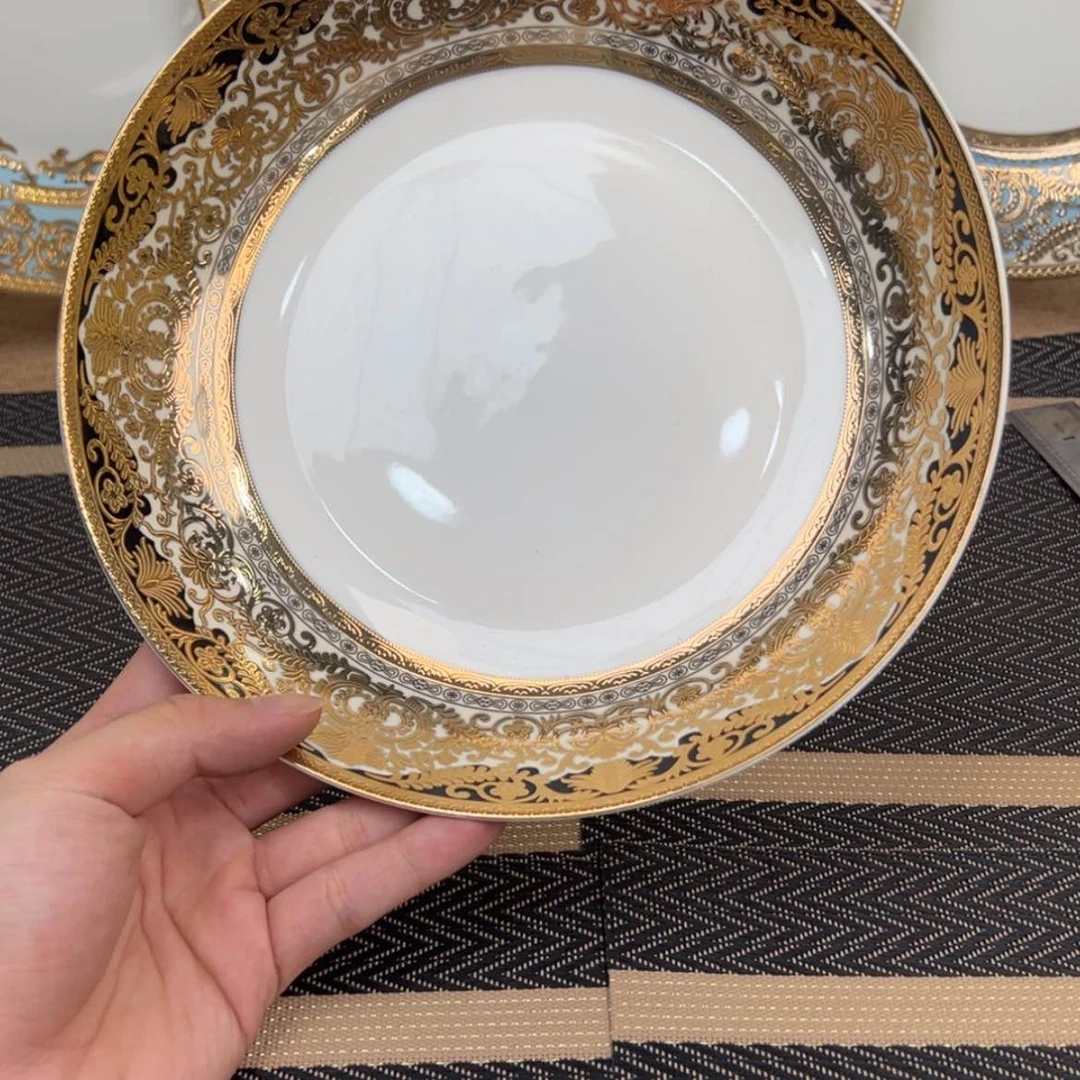 【闪购商品】瓷片9寸深菜盘两个一单福利价