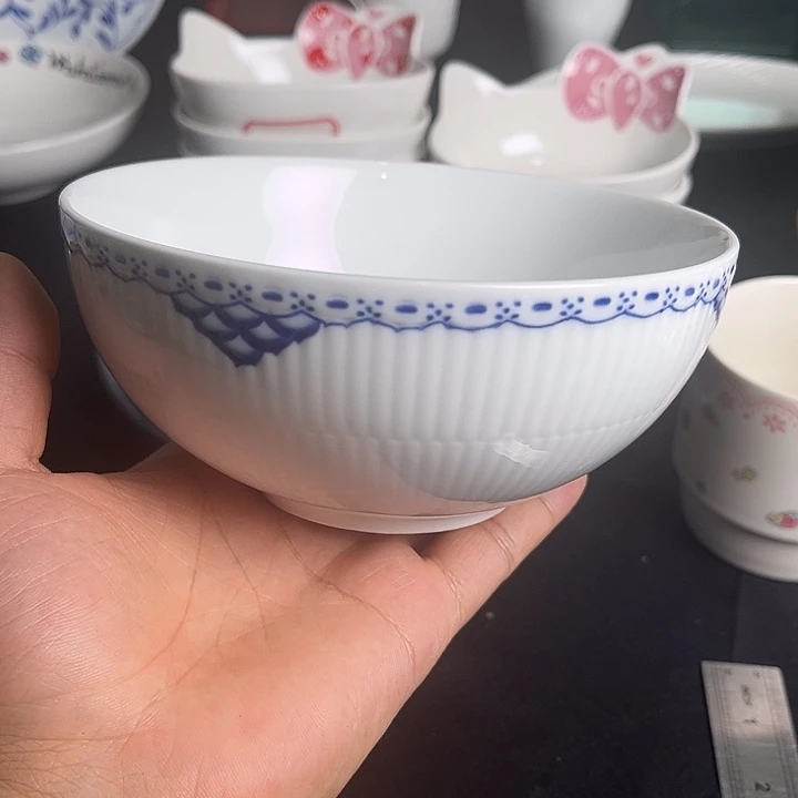 6寸唐草面碗陶瓷的