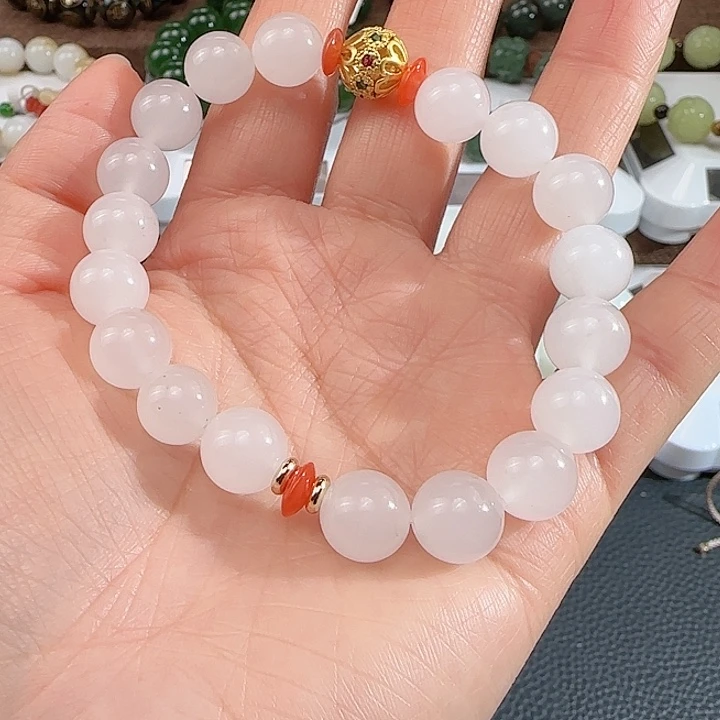 和田玉手串未镶嵌