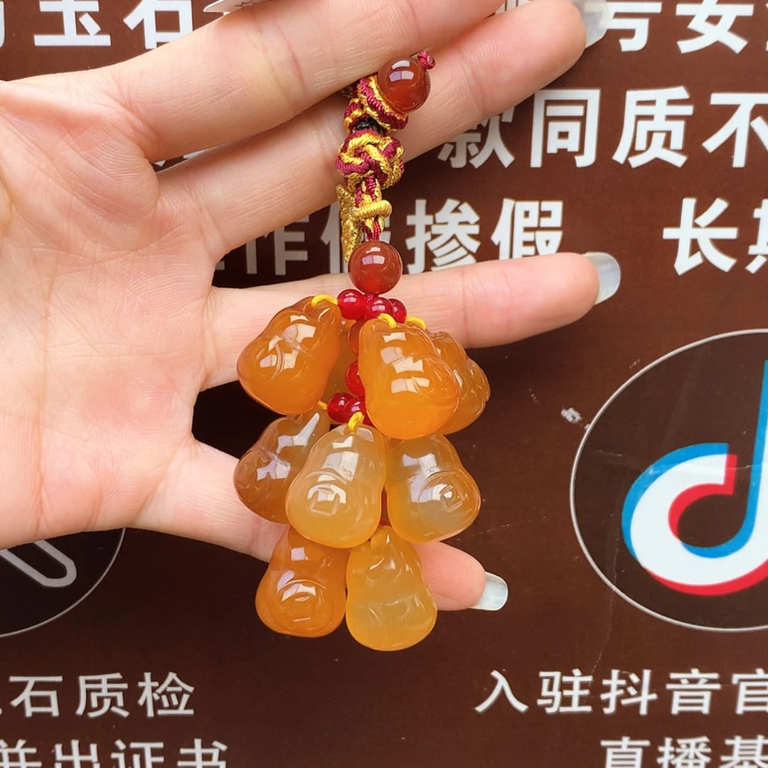 【闪购商品】玛瑙/玉髓车挂未镶嵌