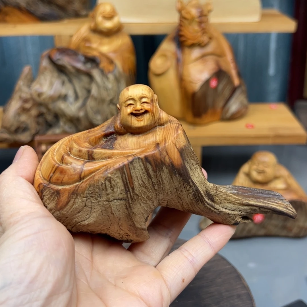 柏木崖柏木摆件手把件，48