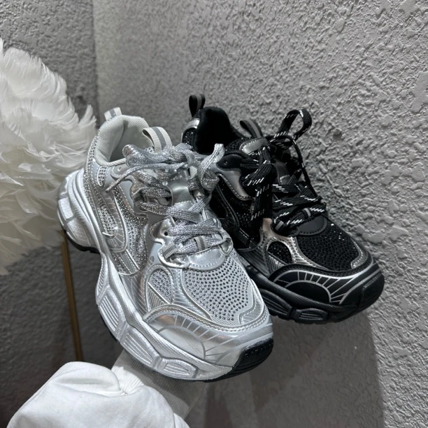 5008系带厚底松糕老爹鞋运动鞋休闲鞋显脚小板鞋美拉德女鞋