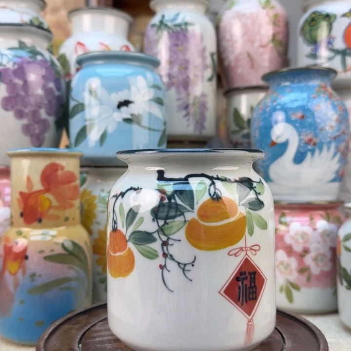 瓷片花瓶566556655656655665