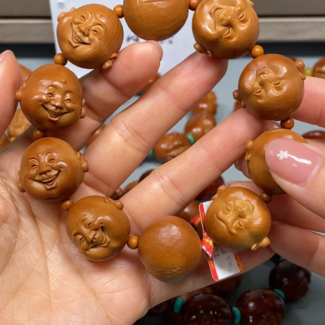 橄榄核手串/手链周老师2:3笑佛