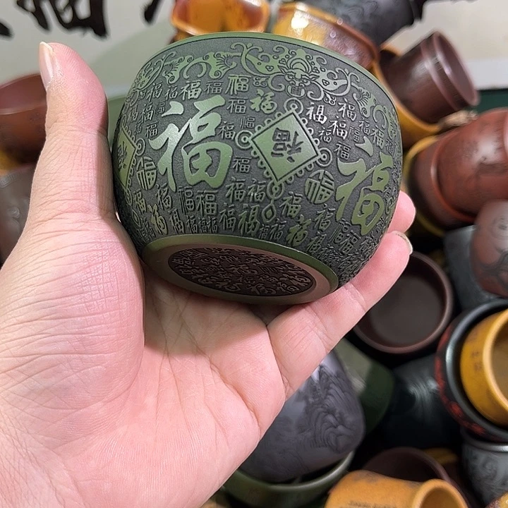 茶杯紫砂全手工紫砂主人杯