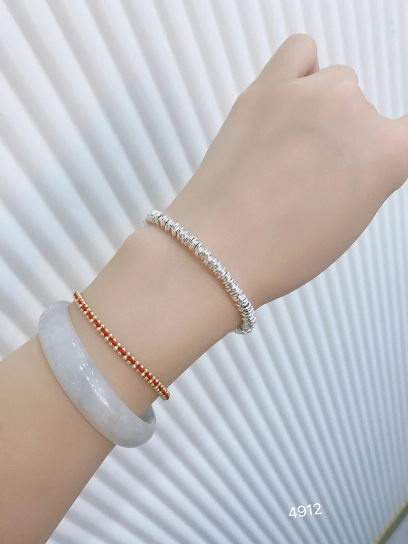 925银手链 925日韩女盘缠通用手工手链