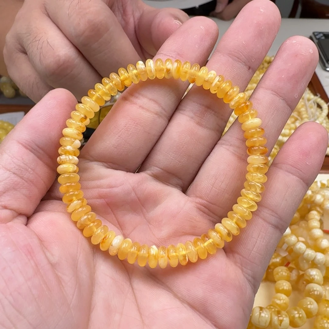 手链琥珀未镶嵌蜜蜡手串