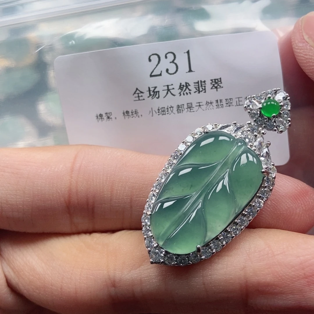 【闪购商品】翡翠未镶嵌颈饰