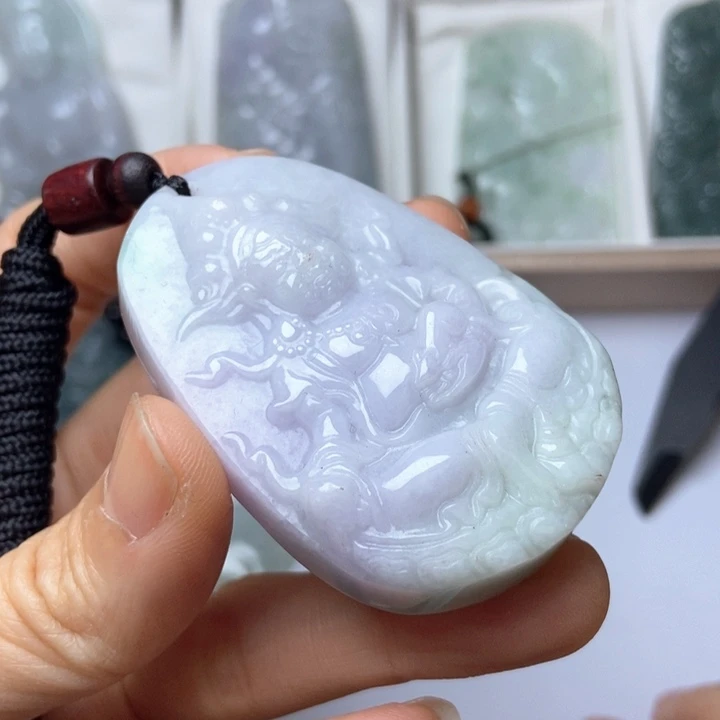 翡翠未镶嵌挂件翡翠