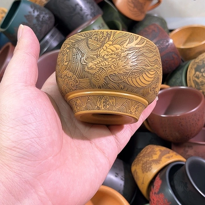 茶杯紫砂全手工紫砂主人杯